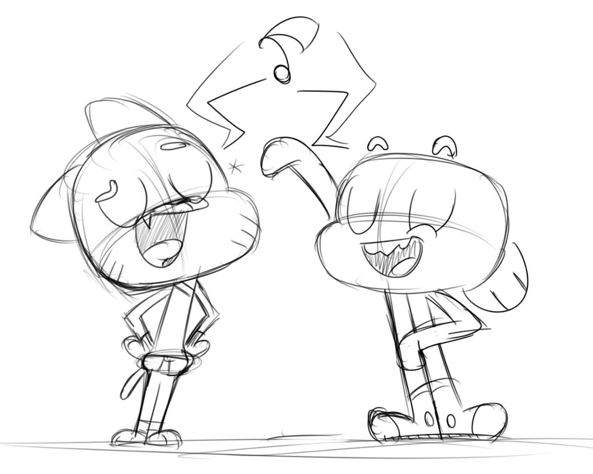 Gumball vs Darwin