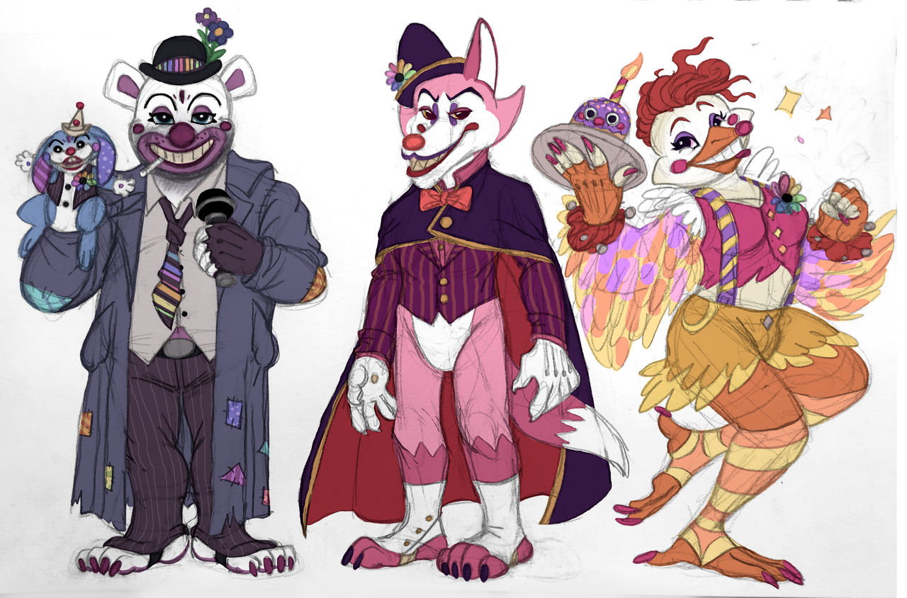 Funtime Animatronics Pt. 1 by astralautumn on DeviantArt