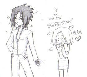 SasuSaku  My superstar