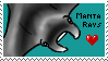Stamp: I Heart Manta Rays by Peagreen