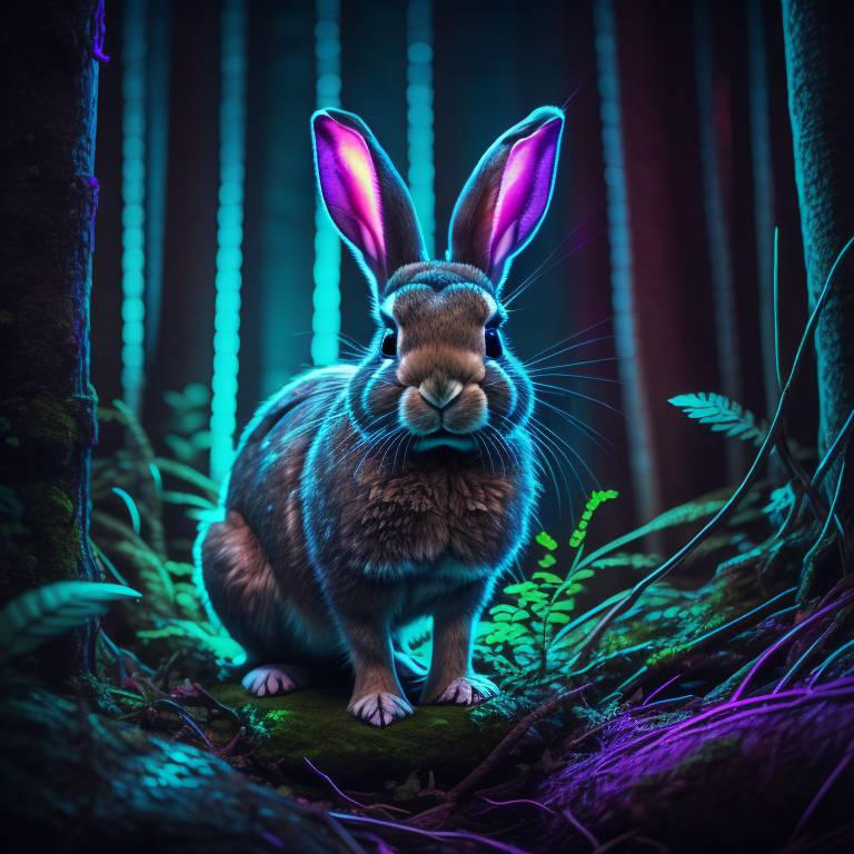 Brave Rabbit Gif Adventurous Eyes: Brave Rabbit in the Forest by Cosmic1journey on ...