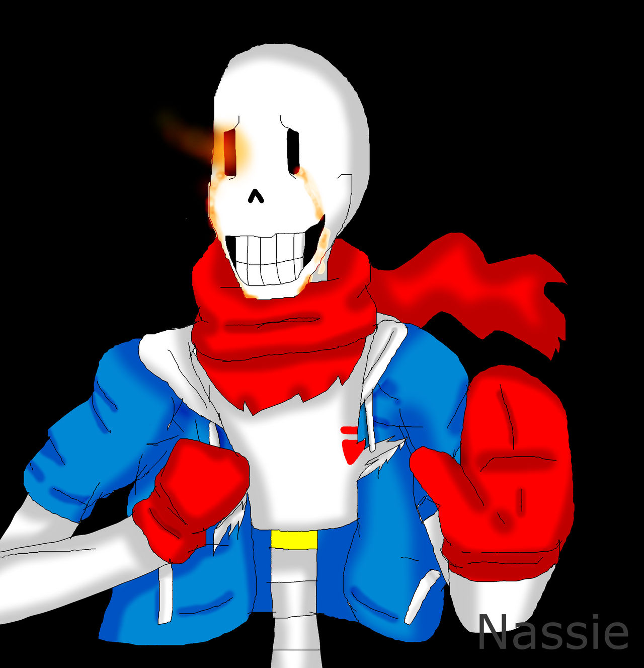 Distressed Papyrus Disbelief Papyrus fanart by nassiedevientart on DeviantArt