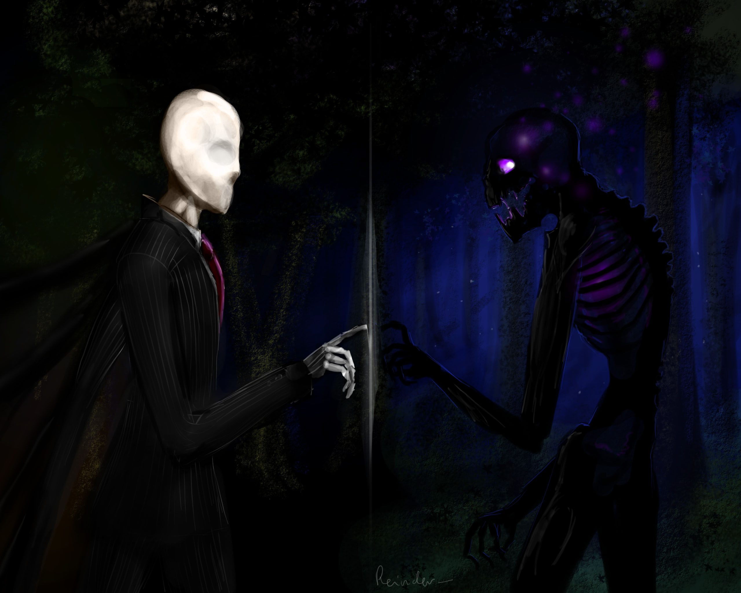 Minecraft fanart - Enderman by DevBurmak on DeviantArt