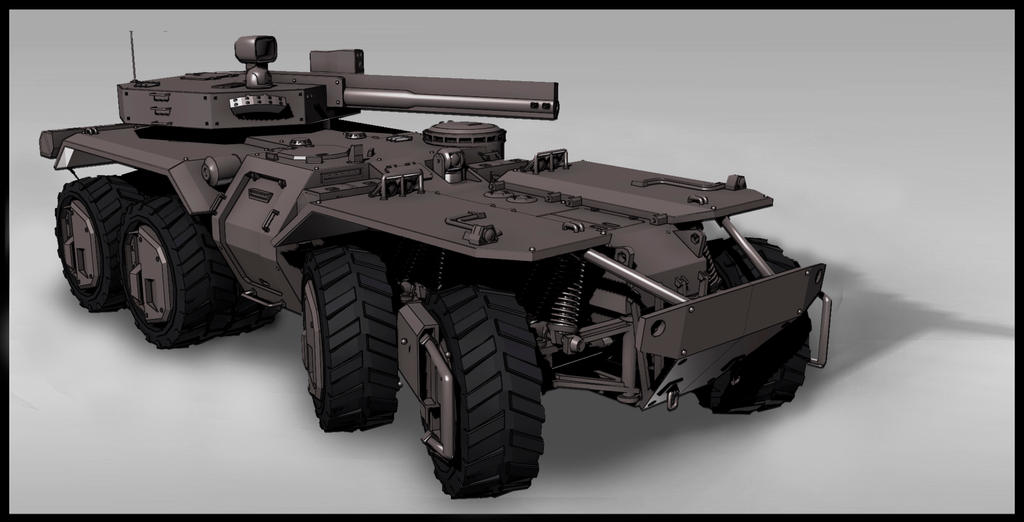 wheeled tank by handfighter on DeviantArt