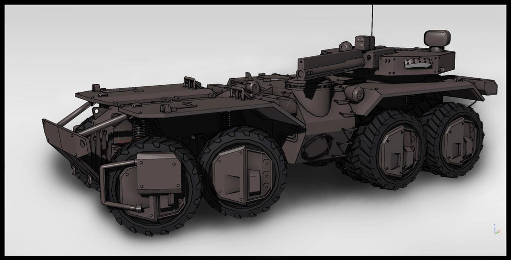 wheeled tank by handfighter on DeviantArt