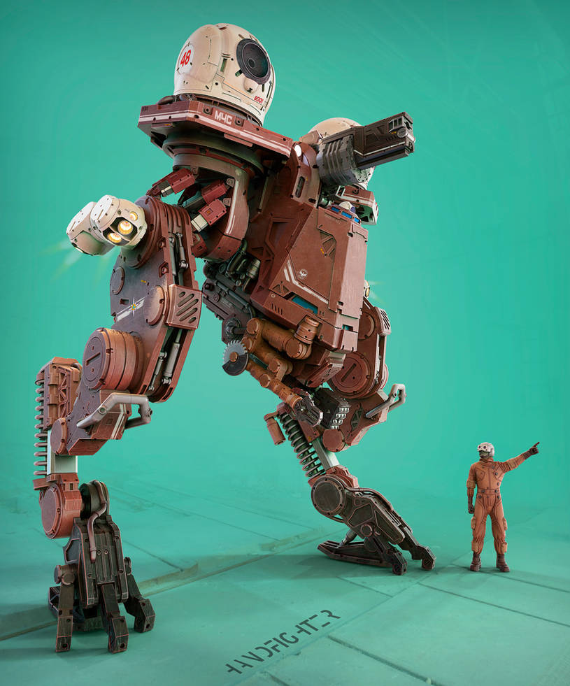 mech by handfighter on DeviantArt