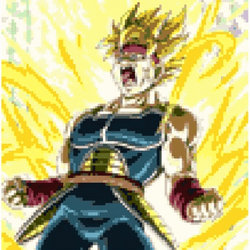 Pixel SSJ1 Bardock by goodra676