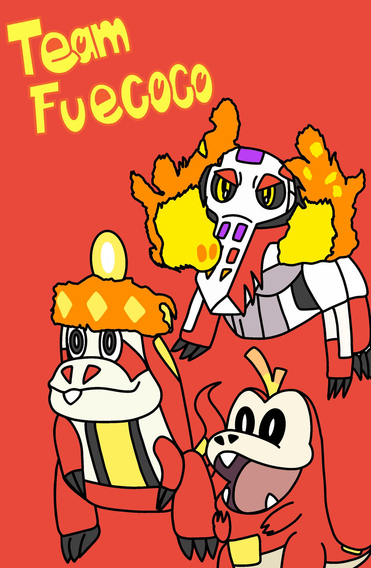 Team Fuecoco by goodra676 on DeviantArt