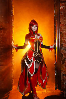 burn baby burn  Lina dota 2 cosplay