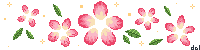 Pixel Flowers Divider