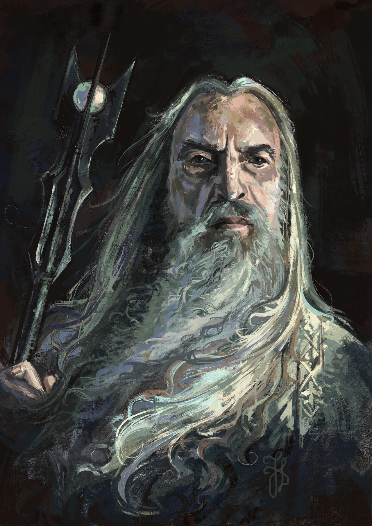 Sauruman Rune Saruman by ARTistocraticDragon on DeviantArt