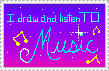 drawin music stamp by BlueLink