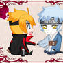 MitsuBoru (Mitsuki x Boruto) Chibis