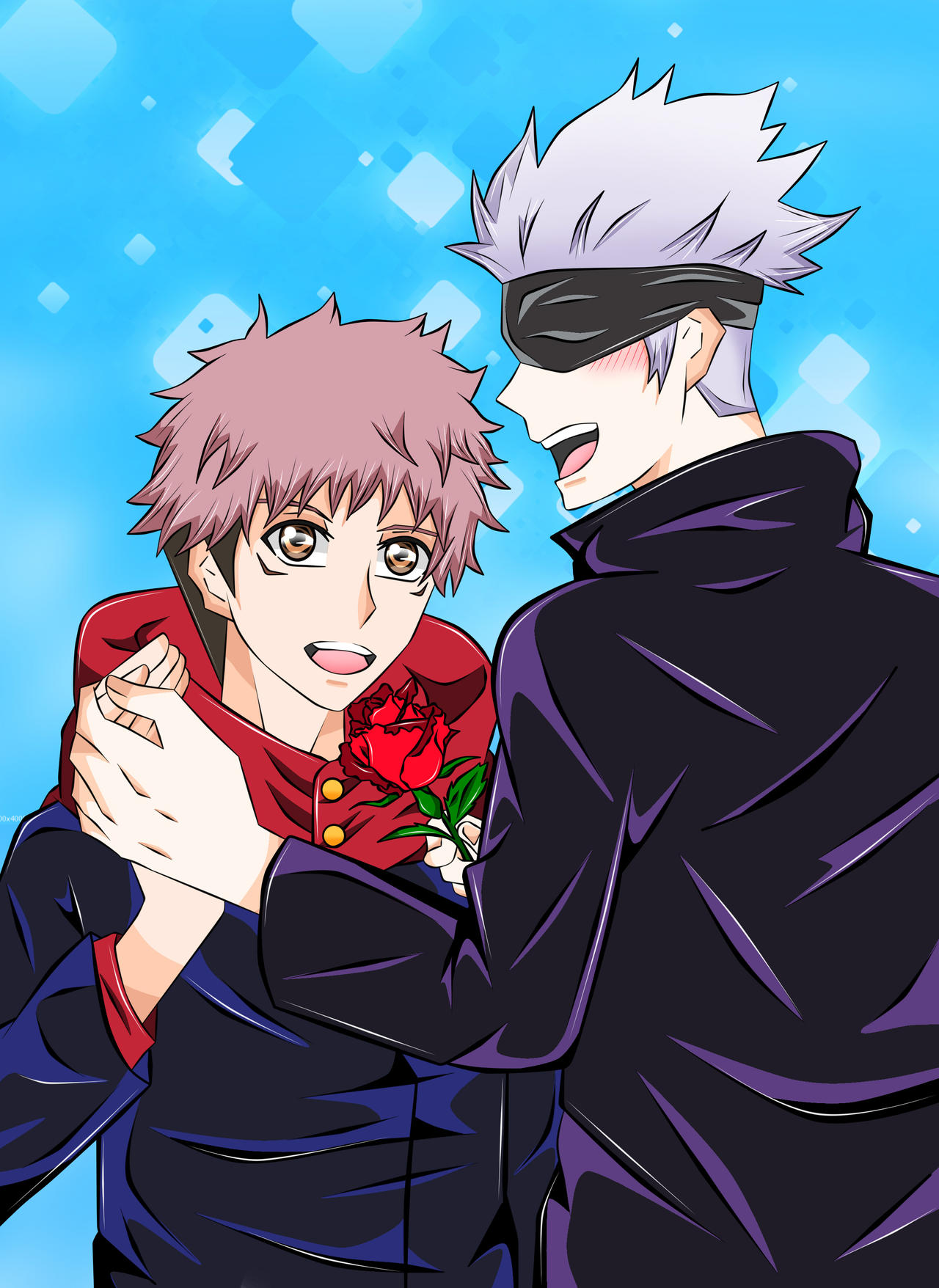 Jujutsu Kaisen Satoru Gojo X Yuji Itadori By SasuNaruPaty Ita On jujutsu-kaisen-satoru-gojo-x-yuji-itadori-by-sasunarupaty-ita-on