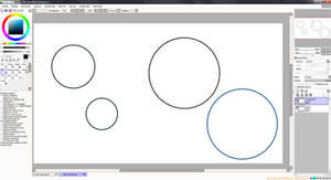 Paint Tool SAI - How to draw perfect circles