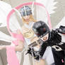 Angewomon and Ladydevimon Cosplay