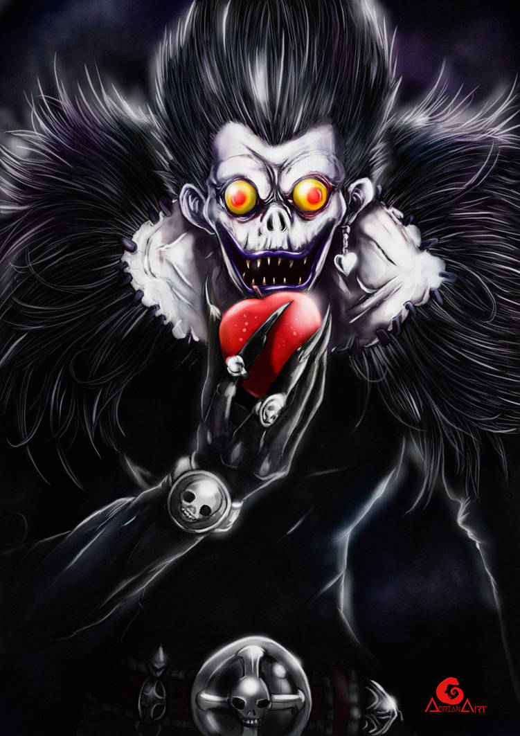 Hell Death Note Ryuk Death note + Speed Painting by ArtAG95 on DeviantArt