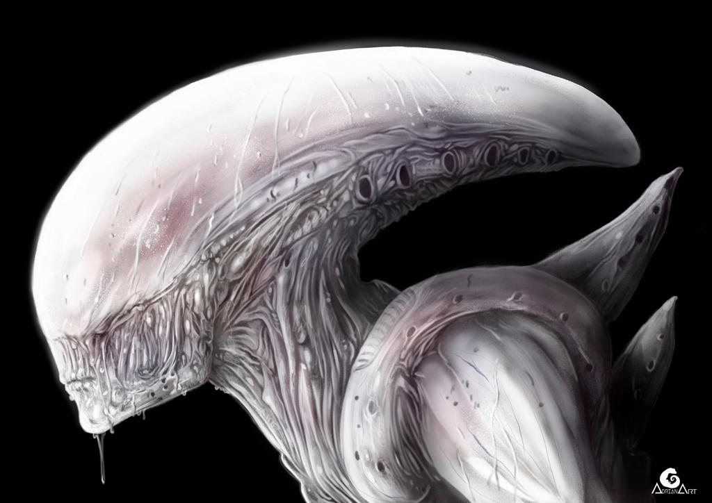 Variant of neomorph (Alien covenant) + Speed Paint by ArtAG95 on DeviantArt