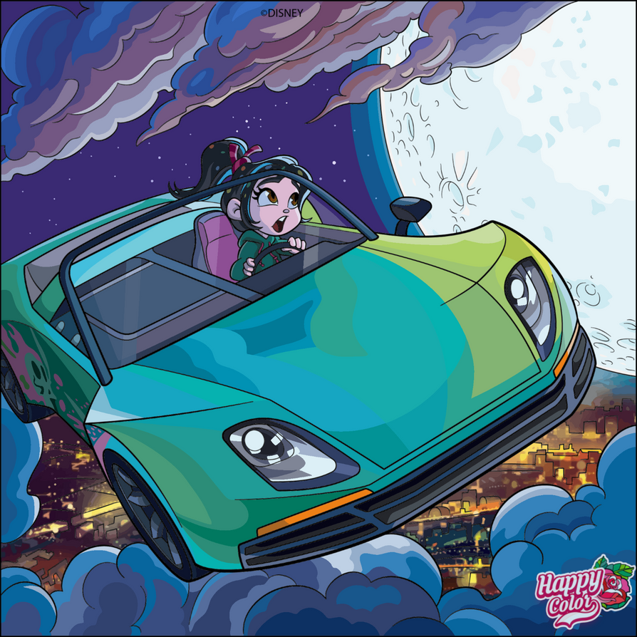 Vanellope In Slaughter Race Happy Color App by HavingHope5 on DeviantArt