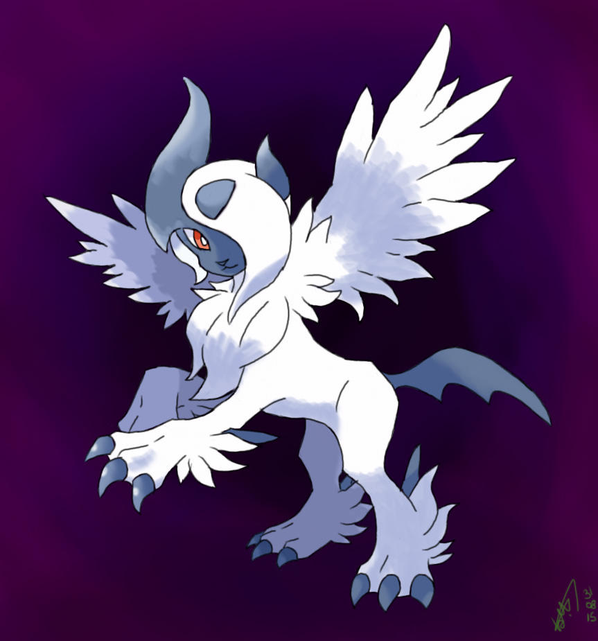 Mega-Absol by Zaerowolf on DeviantArt