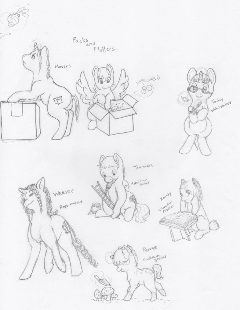 MLP OCs 1 by KitMarin on DeviantArt
