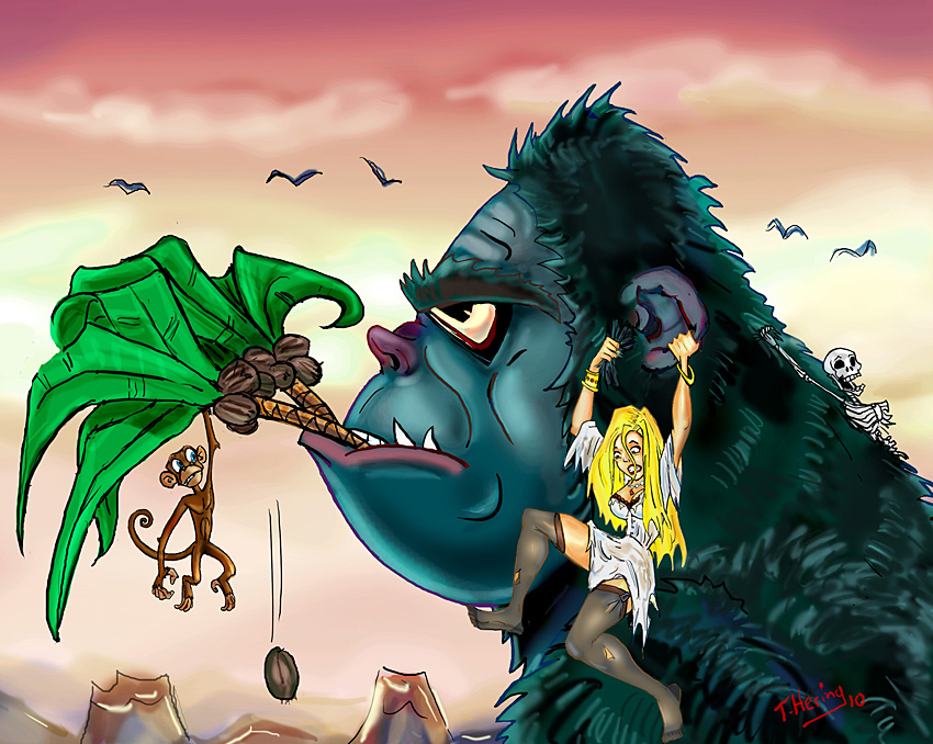 King Kong Cartoon By TomHering On DeviantArt.