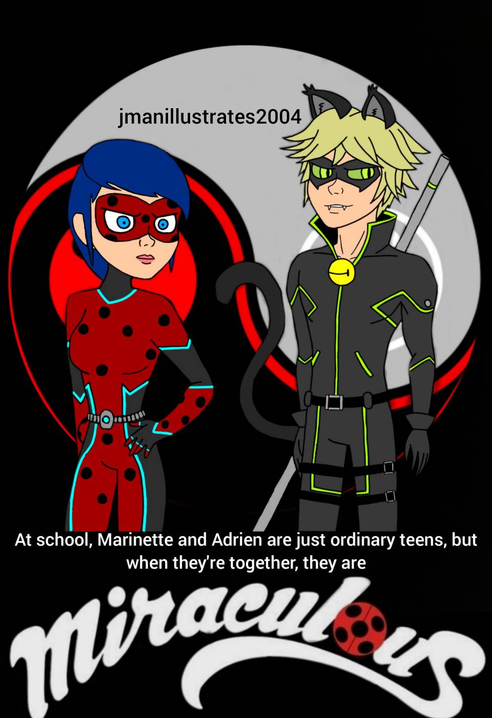 Ladybug and Chat Noir by majuandrad on DeviantArt