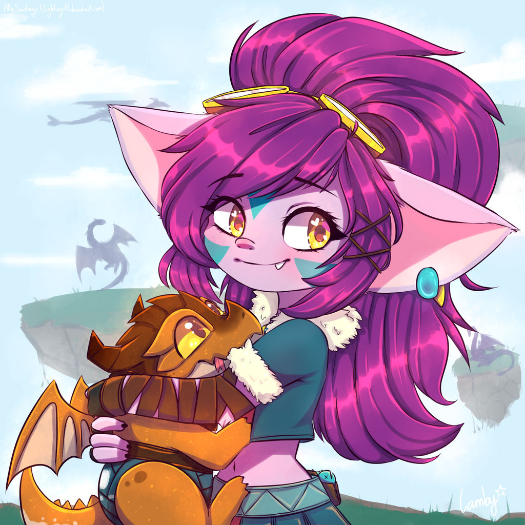 Tristana Dragon Trainer - League Of Legends by LightingRiff on