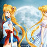 Sailor Moon and Serenity