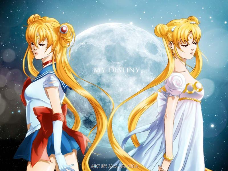 Sailor Moon and Serenity