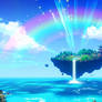 Floating Island - Fantasy World