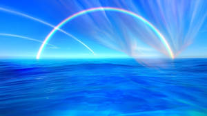 Fantasy World - Rainbow And Ocean