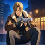 Leon Scott Kennedy - 2 (Sitting With A Handgun)