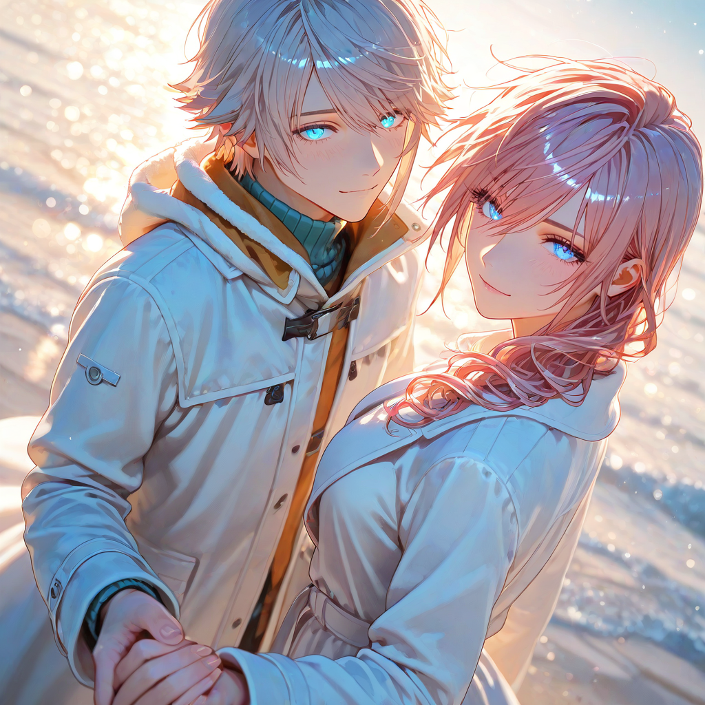 HopeXLight - Holding Hands Sun Set (other model) 1