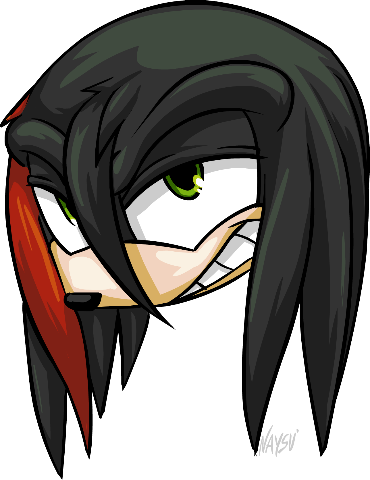 Hammerlock the Echidna - points headshot comission