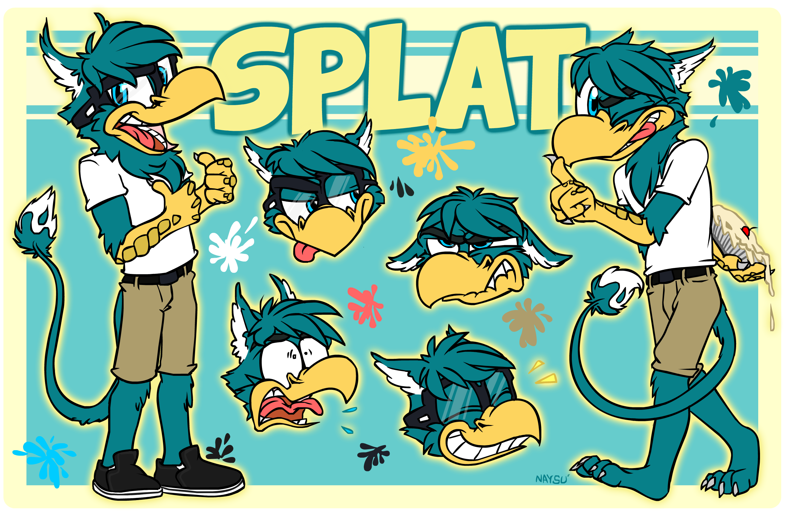 Commission Splat Ref sheet by naysu on DeviantArt