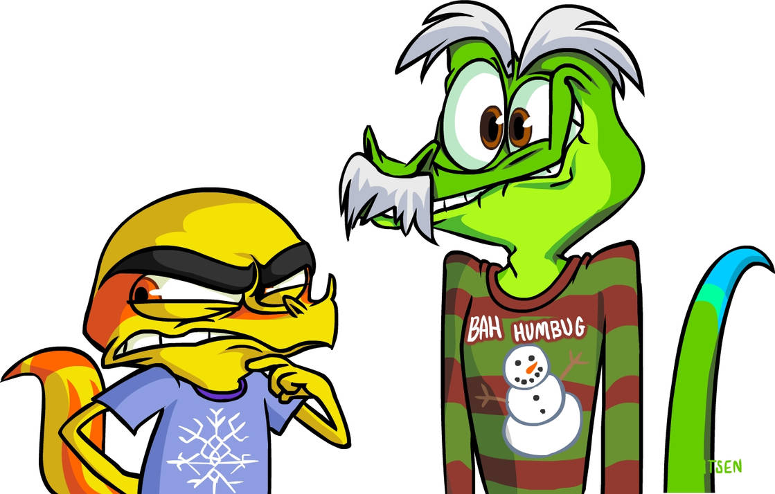 Swapped Lizard LIZARD SWAP by naysu on DeviantArt