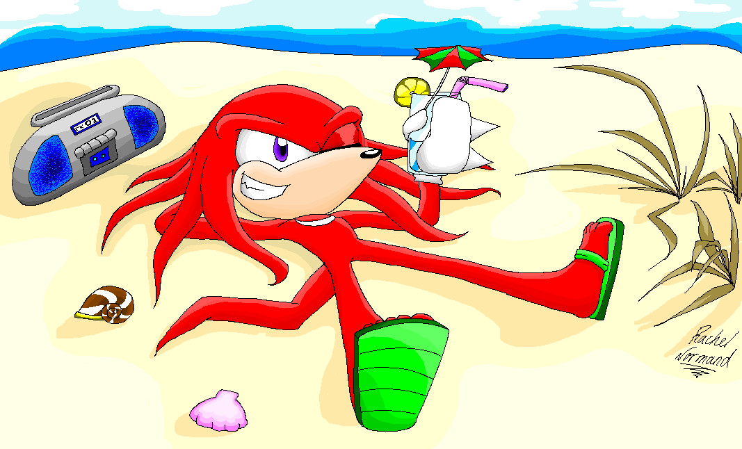 Knuckles in the summer heat