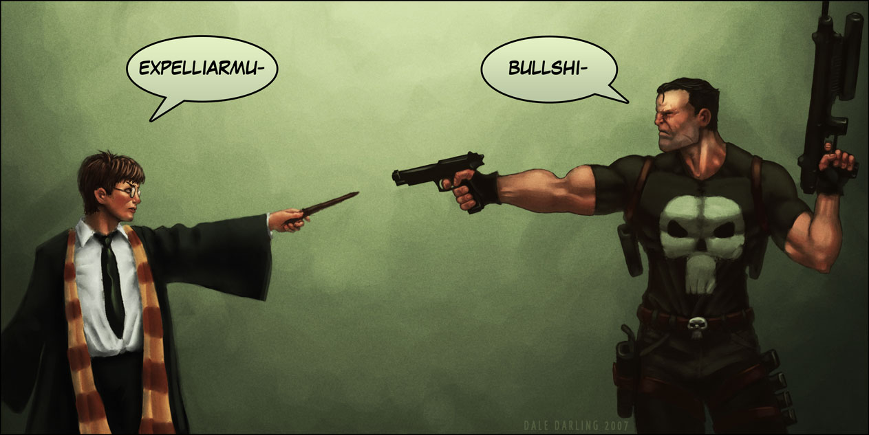 Harry Potter vs Punisher Old