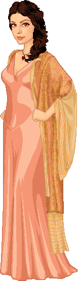 Inara's Peach Gown