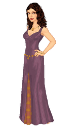 Inara's purple gown