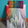 Melting crayon picture