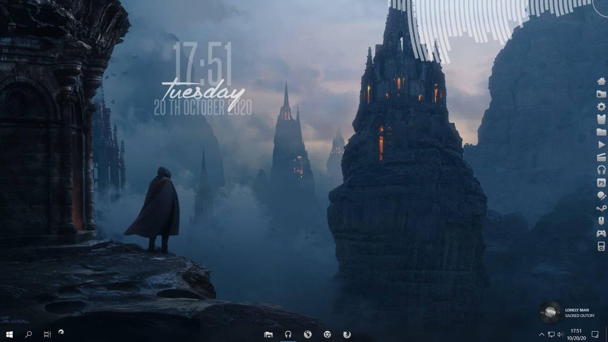 Windows 10 With Rainmeter And Rocket Dock By Kalca On Deviantart Windows 10 With Rainmeter And Rocket Dock By Kalca On Deviantart