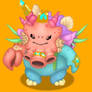 My singing monsters oc l Lilly the hornacle 