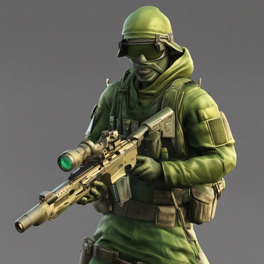 DreamUp Creation Green Soldier by Porfyrios-Finix on DeviantArt