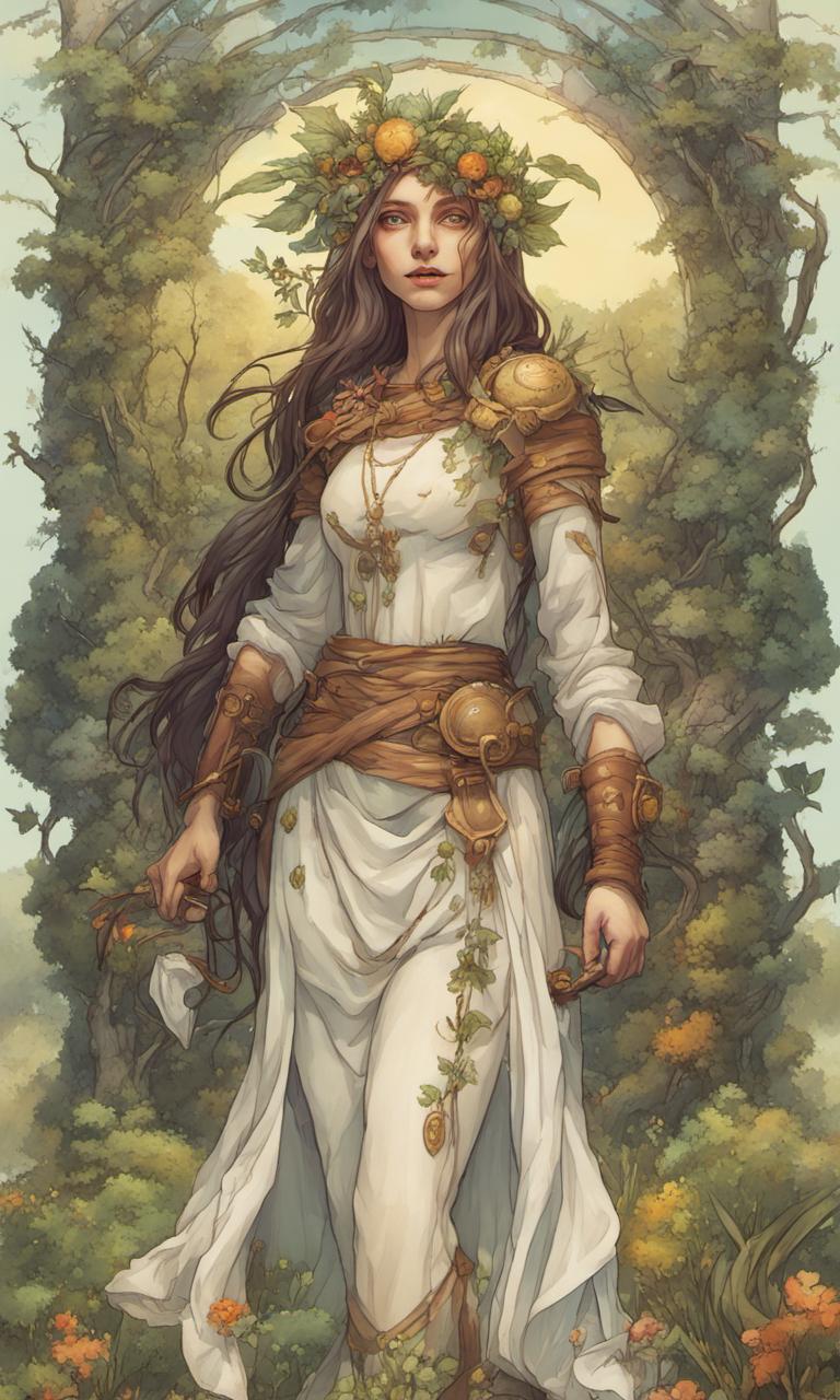 Demeter in fields by Porfyrios-Finix on DeviantArt