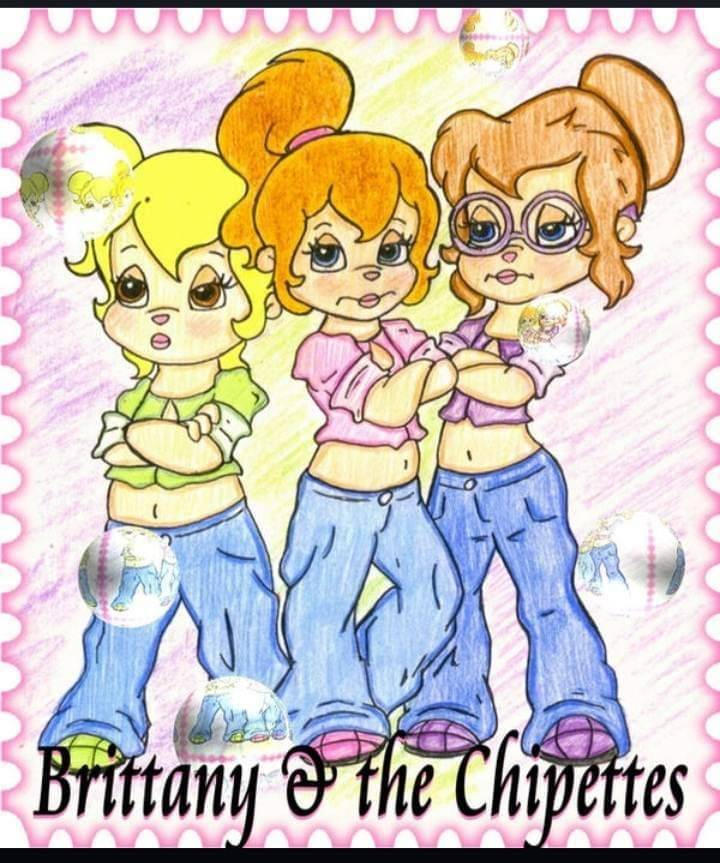 4 Chipettes The Chipettes Jeanette, Eleanor, Brittany by JeanetteMiller79 on DeviantArt