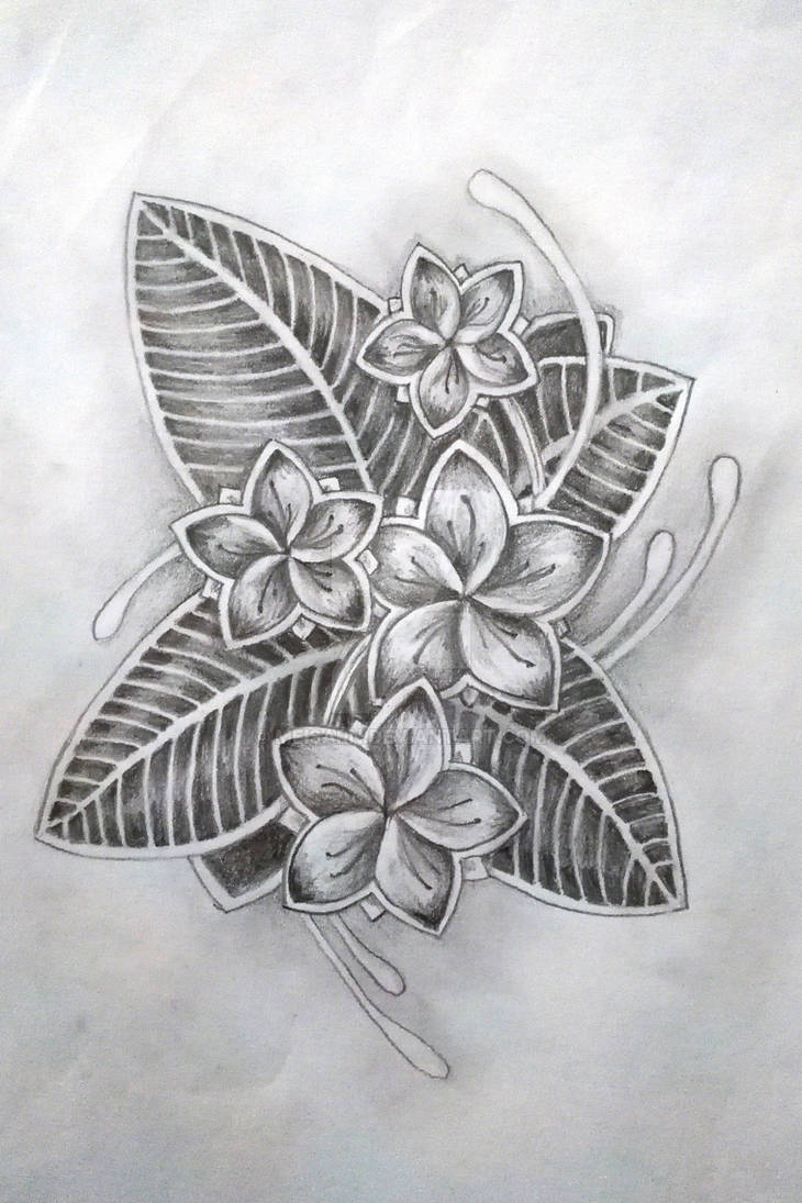 Frangipani tattoo by meisarn on DeviantArt