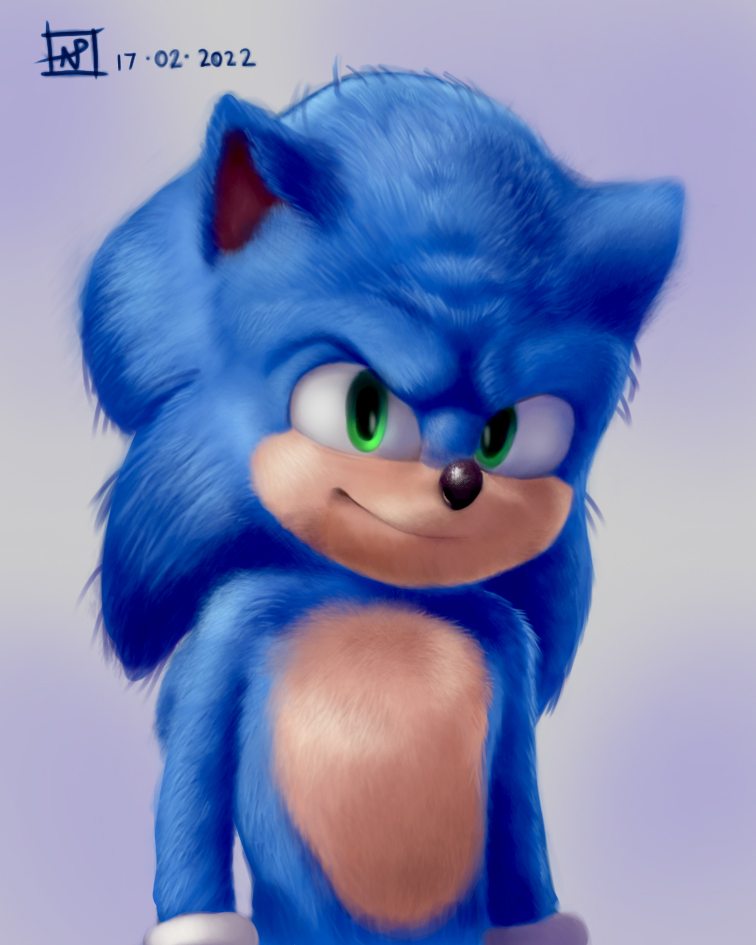 Sonic the Hedgehog Digital Art by Nishlets on DeviantArt