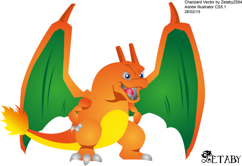 Vector Chsarizard Vector Charizard by Zetaby2594 on DeviantArt